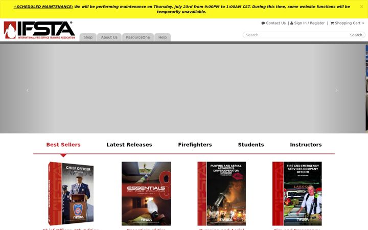 Screenshot of ifsta.org