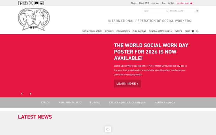 Screenshot of ifsw.org