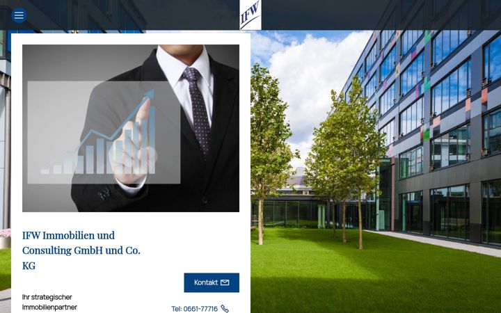 Screenshot of ifw-immobilien.de