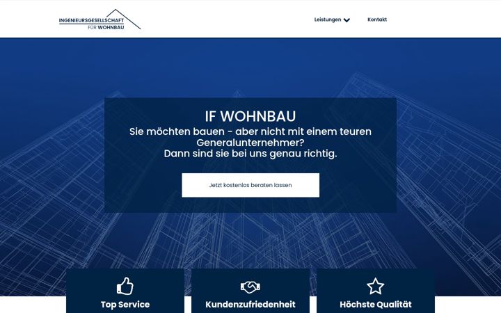 Screenshot of ifwohnbau.de