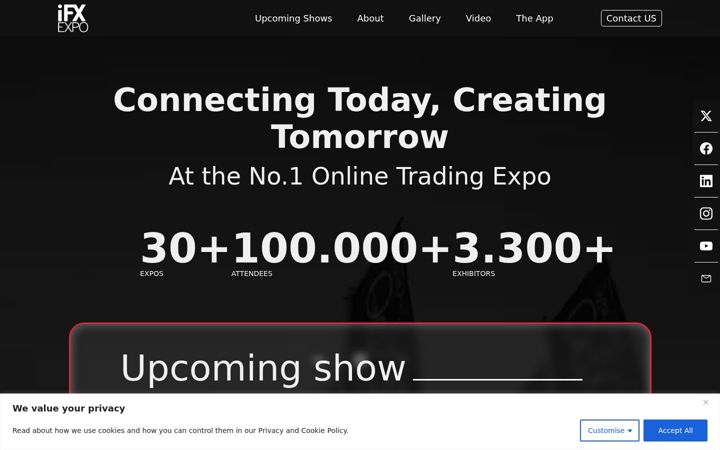 Screenshot of ifxexpo.com