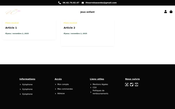 Screenshot of ifyana.fr