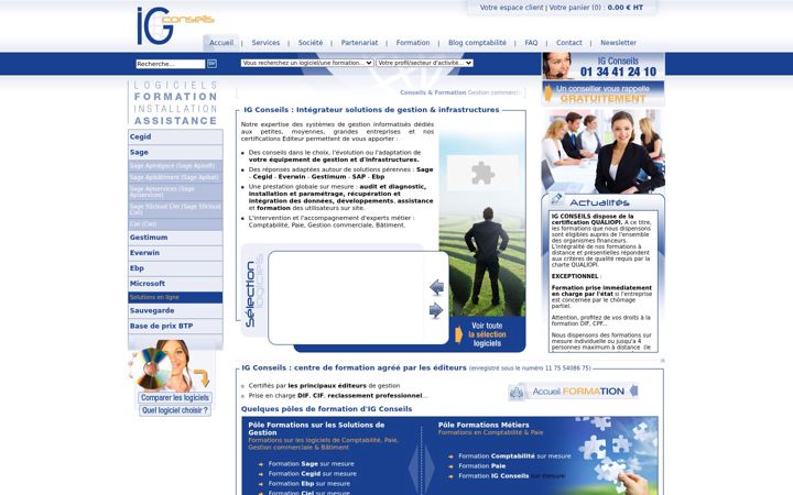 Screenshot of ig-conseils.com
