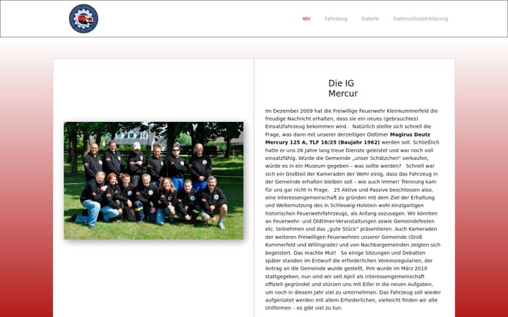 Screenshot of ig-mercur.de