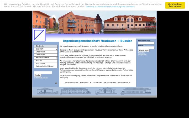 Screenshot of ig-neubus.de