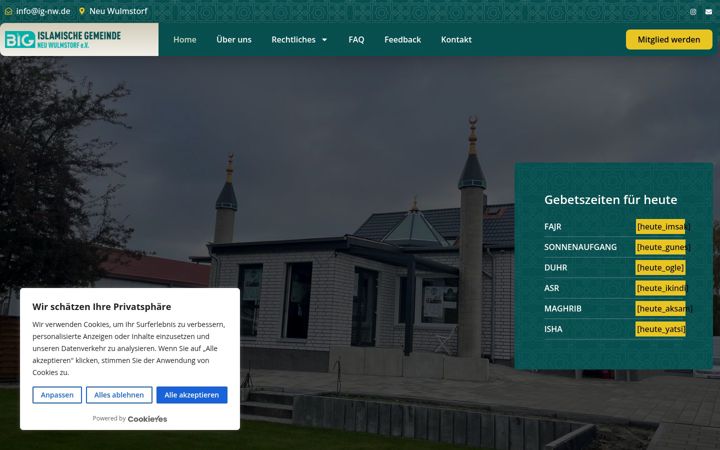 Screenshot of ig-nw.de