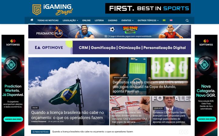 Screenshot of igamingbrazil.com