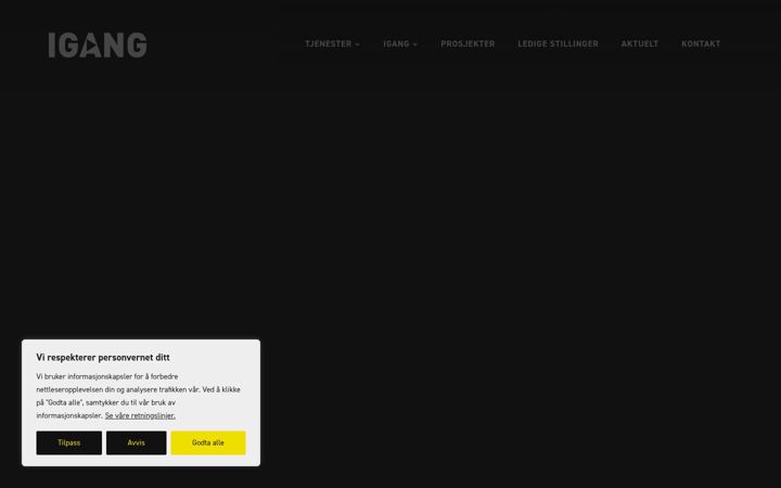 Screenshot of igang.no