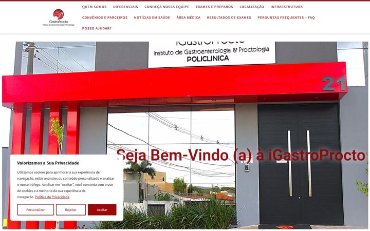 Screenshot of igastroprocto.com.br
