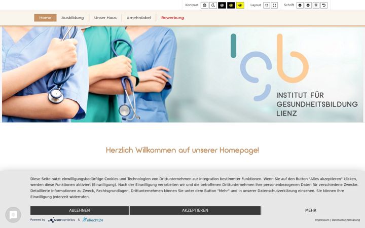 Screenshot of igb-lienz.at
