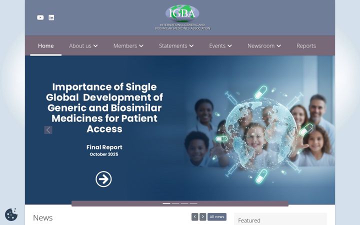 Screenshot of igbamedicines.org