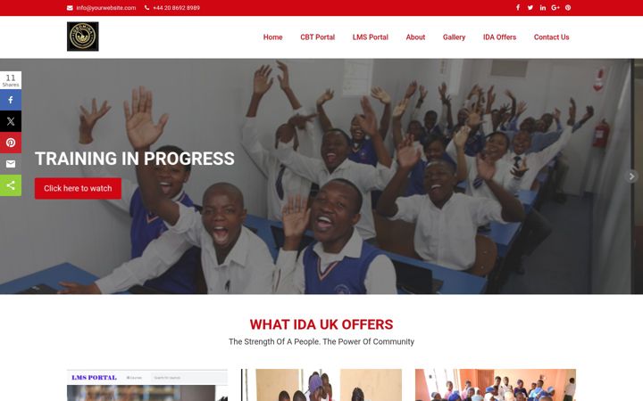 Screenshot of igbominacloud.com