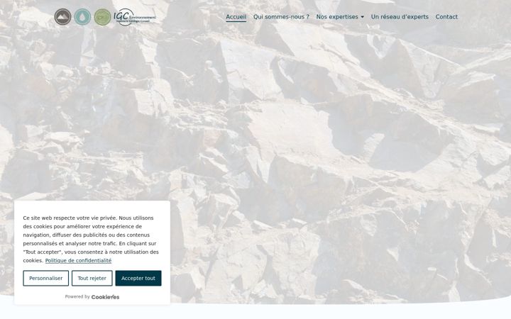 Screenshot of igc-environnement.fr
