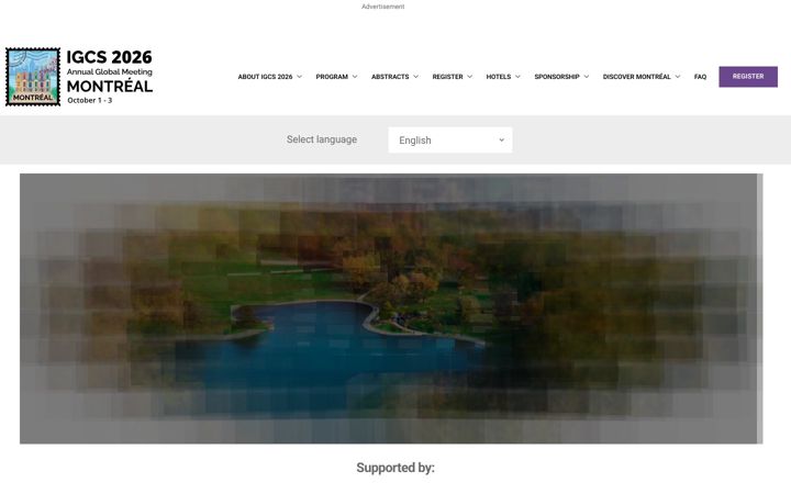 Screenshot of igcsmeeting.com