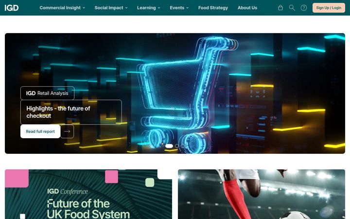 Screenshot ta' igd.com