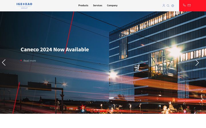 Screenshot of ige-xao.com
