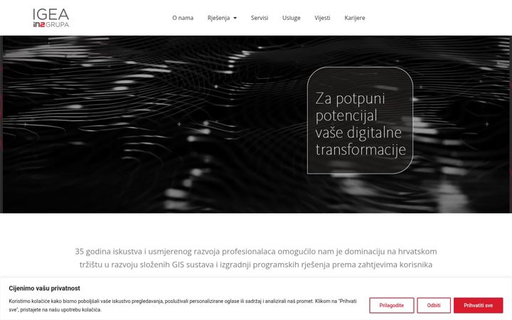 Screenshot di igea.hr