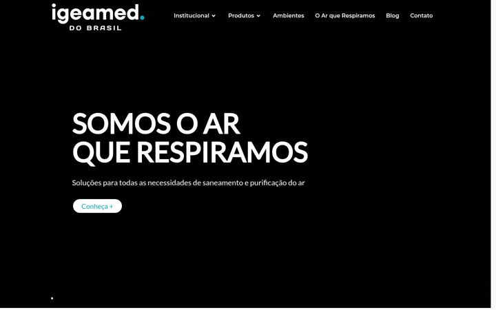 Screenshot of igeamedbrasil.com