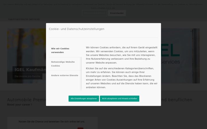Screenshot of igel-ks.de