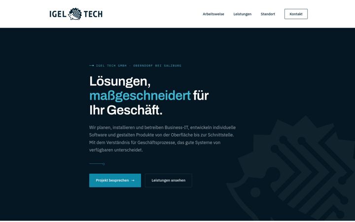 Screenshot of igel-tech.com