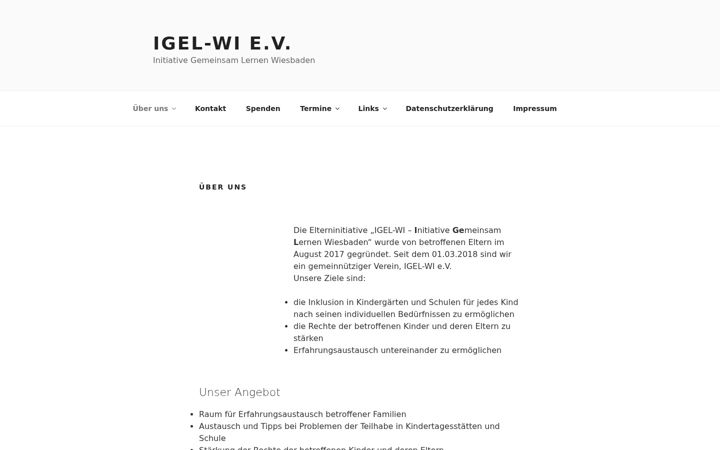Screenshot of igel-wi.de