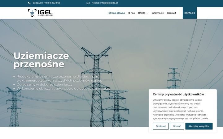Screenshot of igel.gda.pl