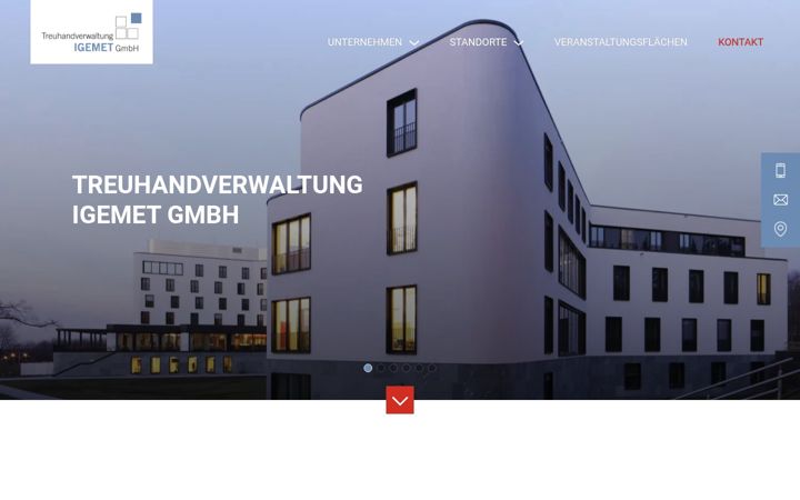 Screenshot von igemet.de