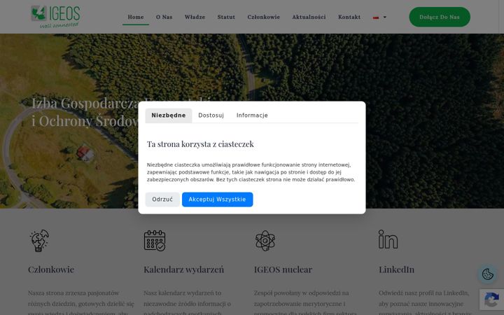 Screenshot of igeos.pl
