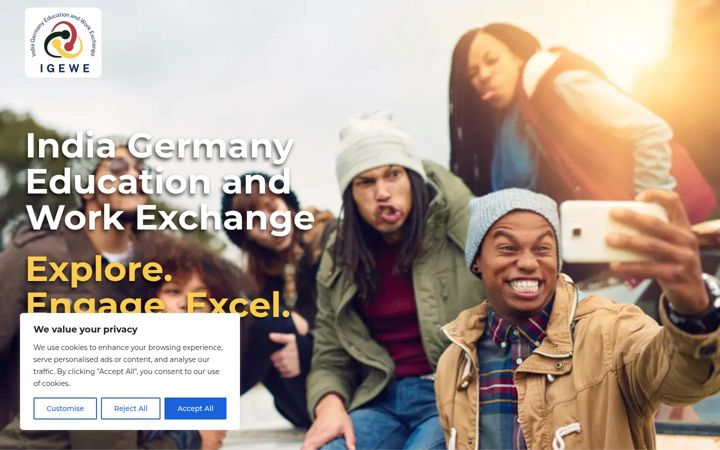Screenshot of igewe.com