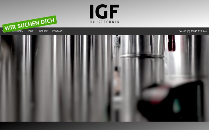 Screenshot of igf-haustechnik.de