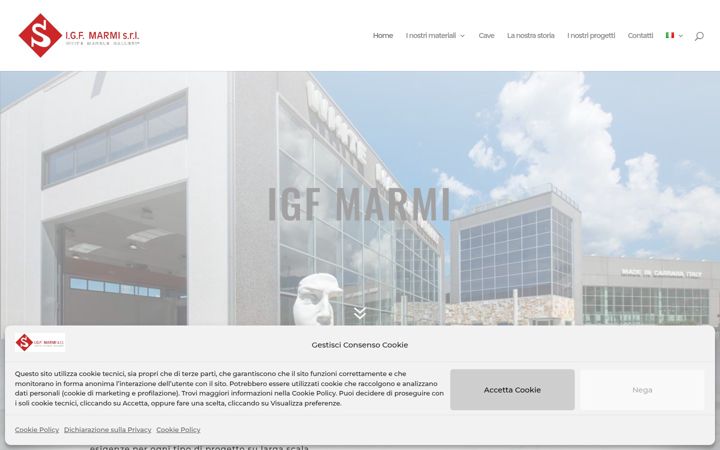 Screenshot of igfmarmi.it