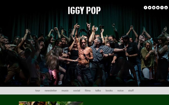 Screenshot of iggypop.com