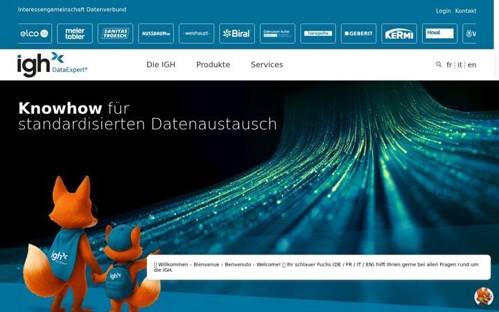 Screenshot of igh.ch