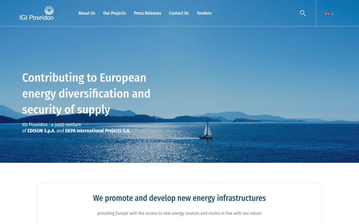 Screenshot of igi-poseidon.com