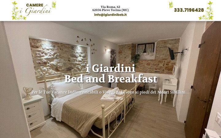 Screenshot of igiardinibeb.it