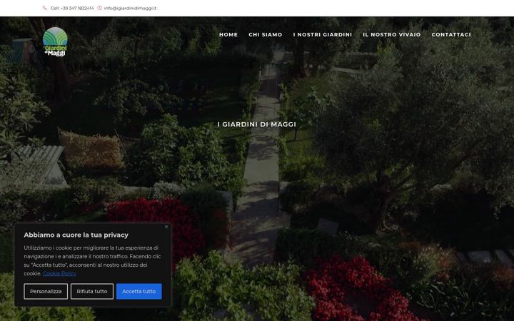 Screenshot of igiardinidimaggi.it
