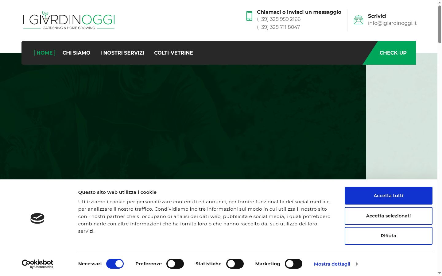 Screenshot tal-banner tal-kunsens muri qabel kwalunkwe interazzjoni