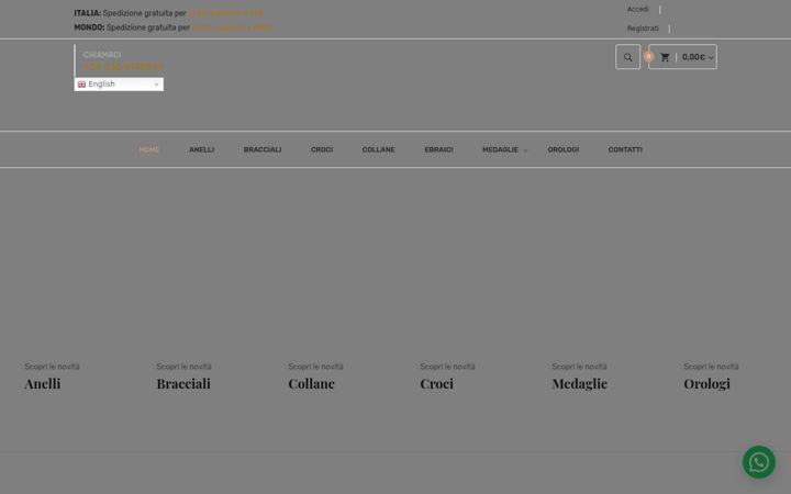 Screenshot of igioiellideisanti.com