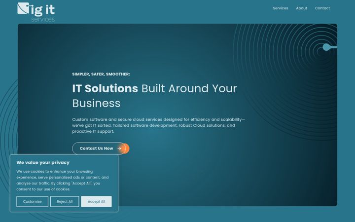 Screenshot of igits.co.uk