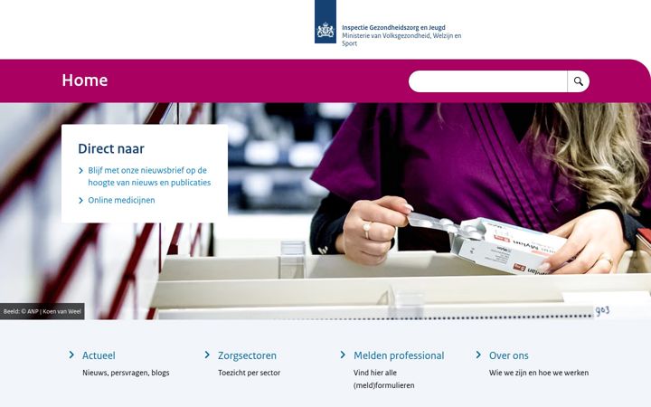 Screenshot of igj.nl