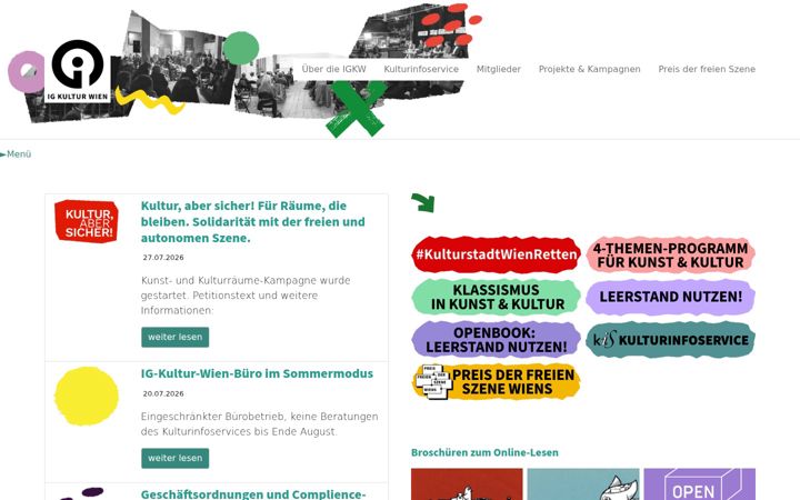 Screenshot of igkulturwien.at