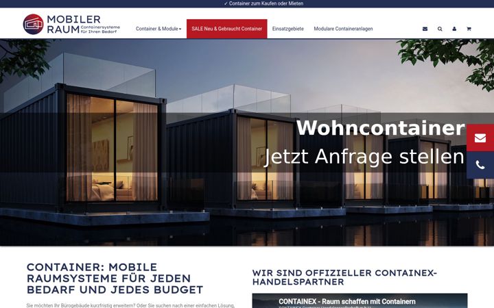 Screenshot of igl-container.de