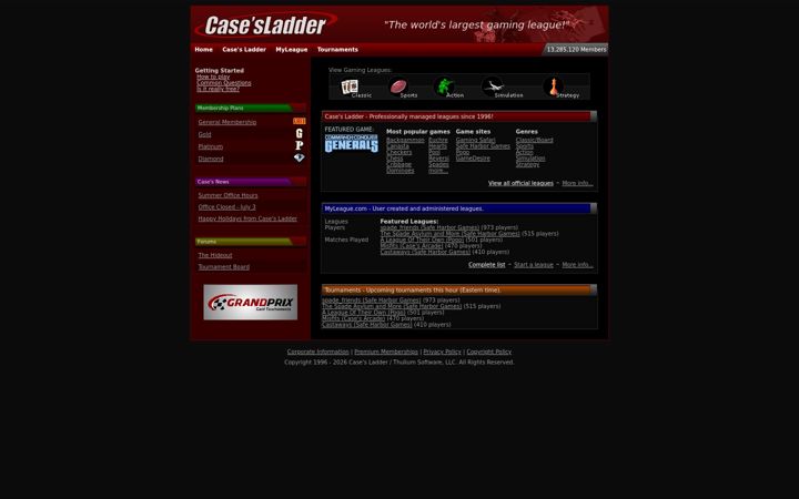 Screenshot of igl.net