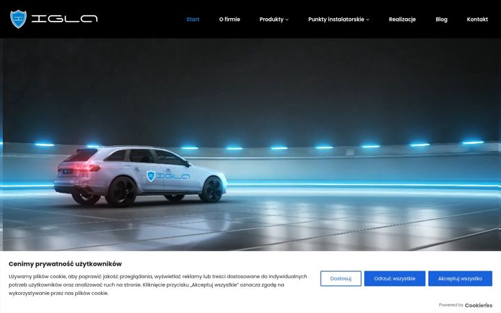 Screenshot of igla.net.pl