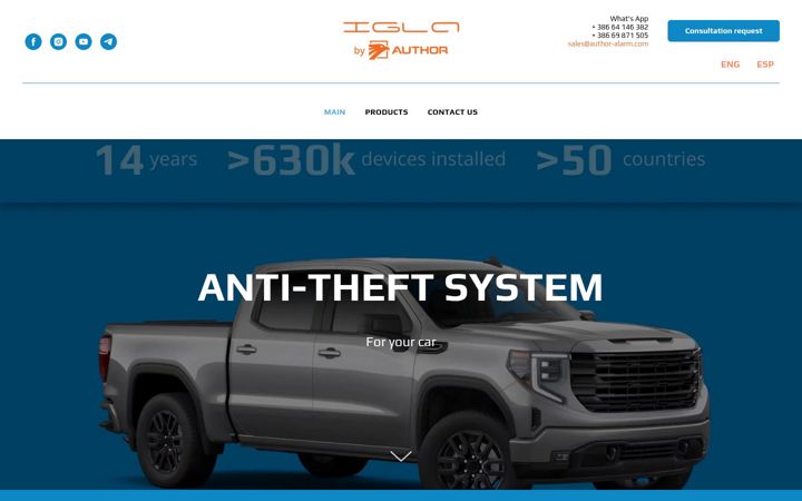 Screenshot of iglaglobal.com