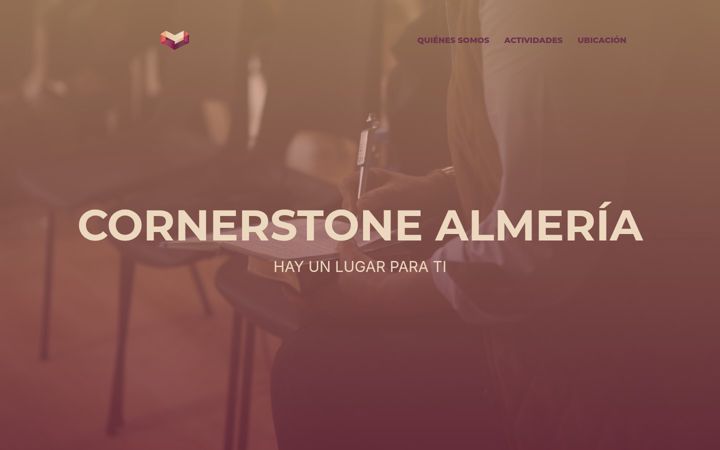 Snímek obrazovky iglesiacornerstonealmeria.es