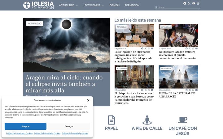 Snímek obrazovky iglesiaenaragon.com