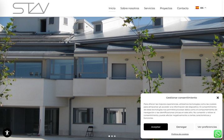 Screenshot of iglesiasperalarquitectos.com