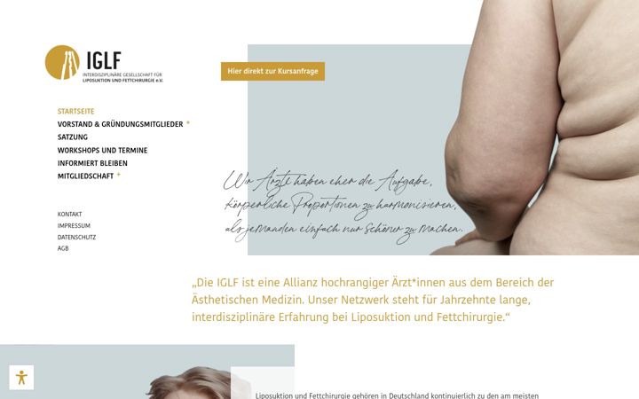 Screenshot of iglf.info