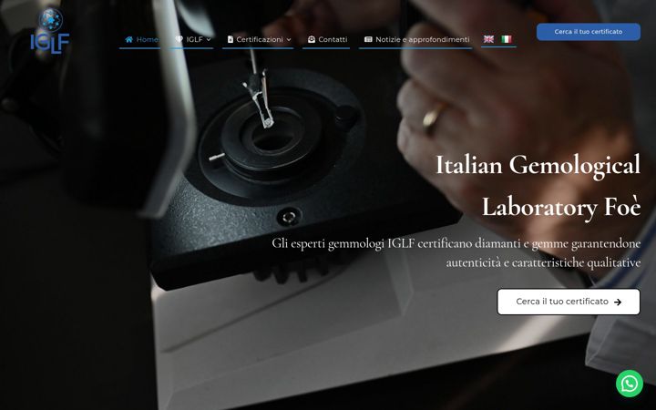 Screenshot of iglf.it